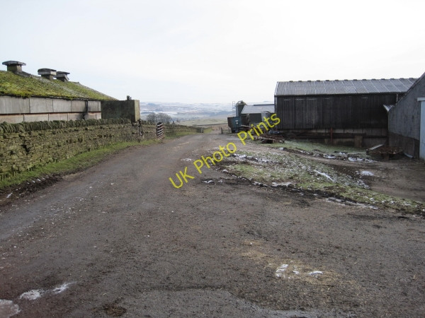 Photo 6"x4" Footpath through Blakelaw Farm Bellingham\/NY8383 c2010