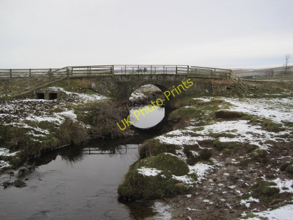 Photo 6"x4" Bridge over the Hareshaw Burn Bellingham\/NY8383 c2010