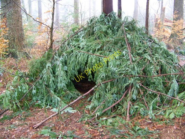 Photo 6"x4" Bivouac near Heaven's Gate Hitcombe Bottom c2010