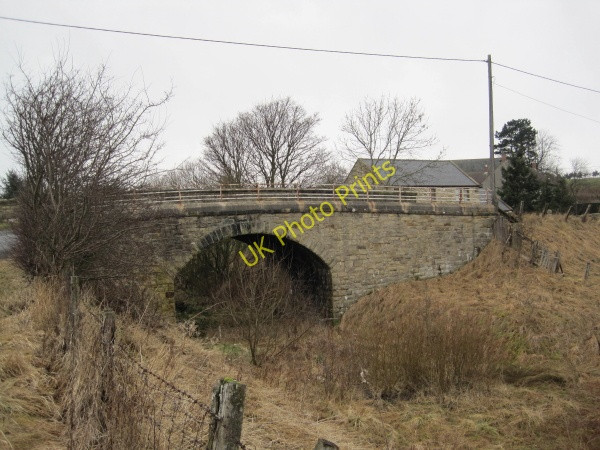 Photo 6"x4" Road Bridge over Disused Railway Line Bellingham\/NY8383 c2010
