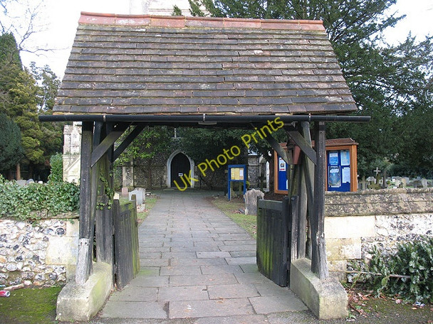 Photo 6"x4" Lychgate of St Andrew's church, Kingswood Kingswood\/TQ2456 c2010