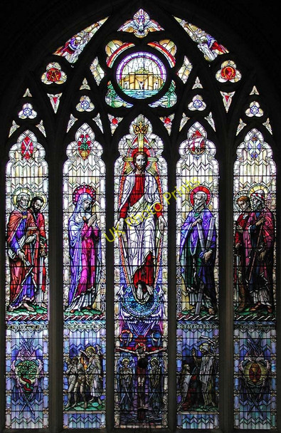 Photo 6"x4" St Andrew, Alexandra Park Road, London N10 - Window east Friern Barnet c2004