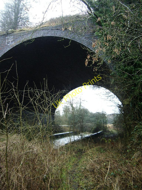 Photo 6"x4" River Swift and railway bridge Lutterworth c2010