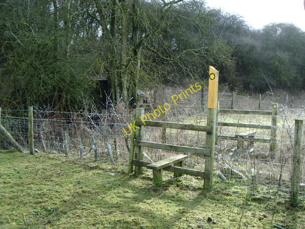 Photo 6"x4" Stiles beside stream near Shawell Newton\/SP5378 c2010
