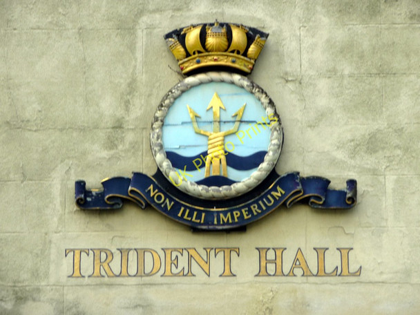 Photo 6"x4" Trident Hall - wall plaque - Greenwich Greenwich\/TQ3977 c2009