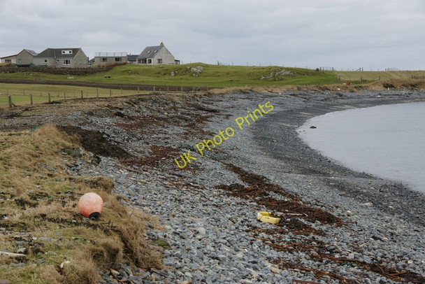 Photo 6"x4" Beach of Mail, Cunningsburgh Greenmow c2010