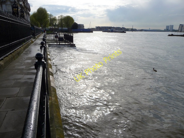 Photo 6"x4" High Tide at Greenwich Greenwich\/TQ3977 c2009 P3