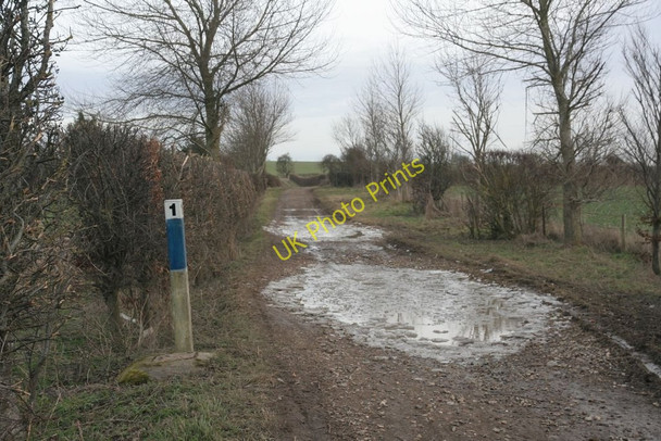 Photo 6"x4" Puddles by the marker Chilton\/SU4885 c2010