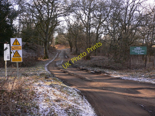 Photo 6"x4" Footpath from Sleaford to Gold Hill Sleaford\/SU8038 c2010