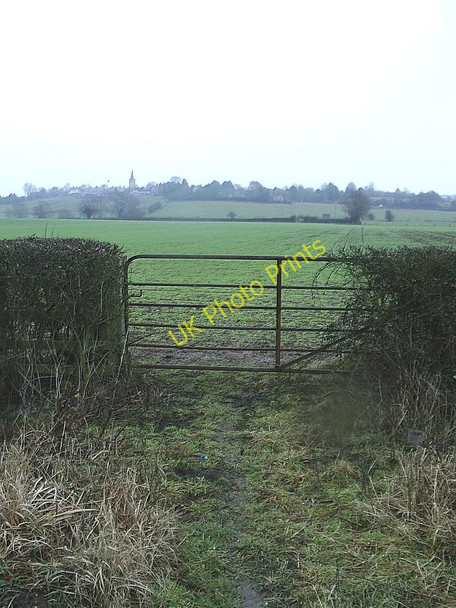 Photo 6"x4" Field boundary near Churchover Churchover c2010