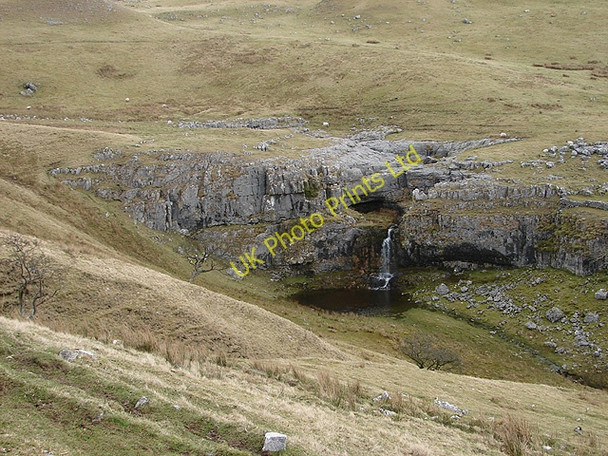 Photo 6"x4" Small waterfall and beck near Horton Scar Brackenbottom c2008
