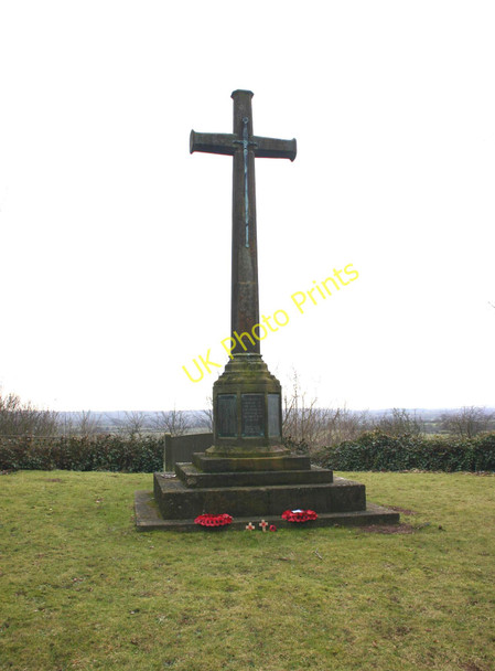 Photo 6"x4" War Memorial, Snitterfield Snitterfield c2010