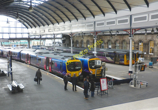 Photo 6"x4" West end platforms, Newcastle Central Station Newcastle upon Tyne c2010