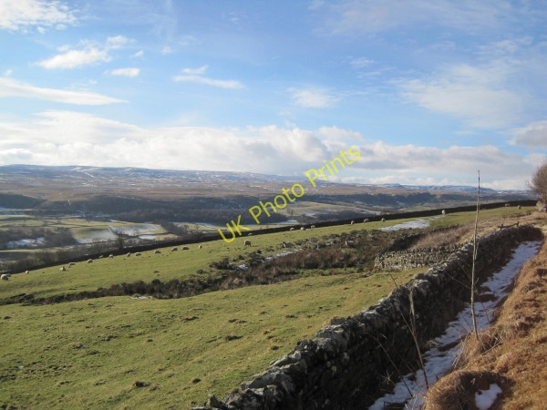 Photo 6"x4" View of Teesdale Dent Bank c2010