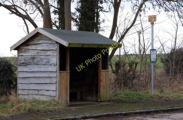 Photo 6"x4" Bus shelter in Stanton St John Stanton St John c2010