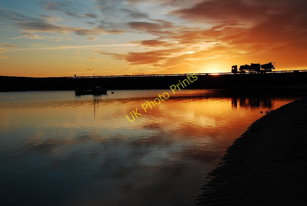 Photo 6"x4" Ferry traffic on the barrier Northtown\/ND4797 c2010