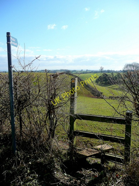Photo 6"x4" Footpath from Welsh House Lane Castletump c2010