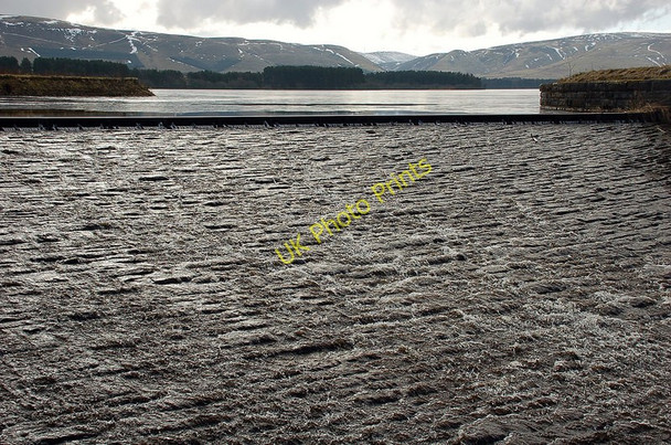 Photo 6"x4" Spillway at Gladhouse Reservoir Rosebery c2010