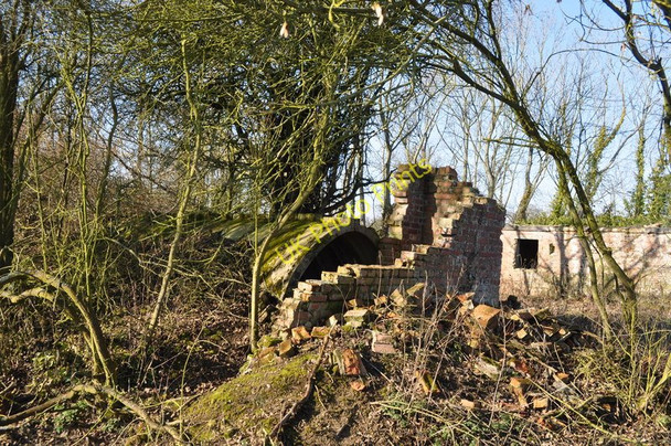 Photo 6"x4" Derelict Building at Seething Airfield Administration site Thwaite St Mary c2010