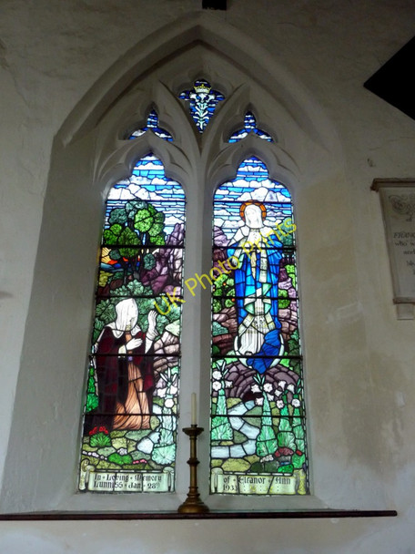 Photo 6"x4" Stained Glass Window, All Saints Church, Godshill, Isle of Wight Godshill\/SZ5281 c2009