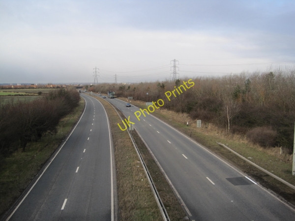 Photo 6"x4" A19 Heading North Boldon Colliery c2010