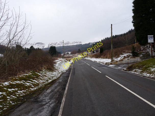 Photo 6"x4" Winters mountain approach Nant-y-moel c2010