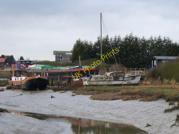 Photo 6"x4" Downstream of Battlesbridge Mill Battlesbridge c2010
