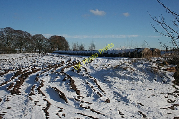 Photo 6"x4" Bales by the Roadside Duffus c2010