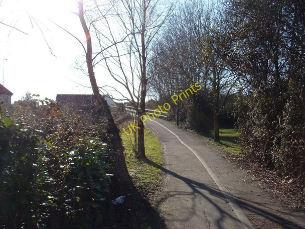 Photo 6"x4" Cycle route 33 Weston-super-Mare c2010