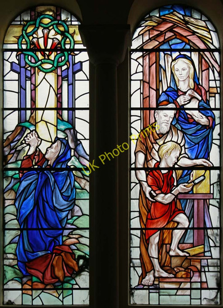 Photo 6"x4" St Luke, Pentridge Street, London SE15 - Window Camberwell c2010
