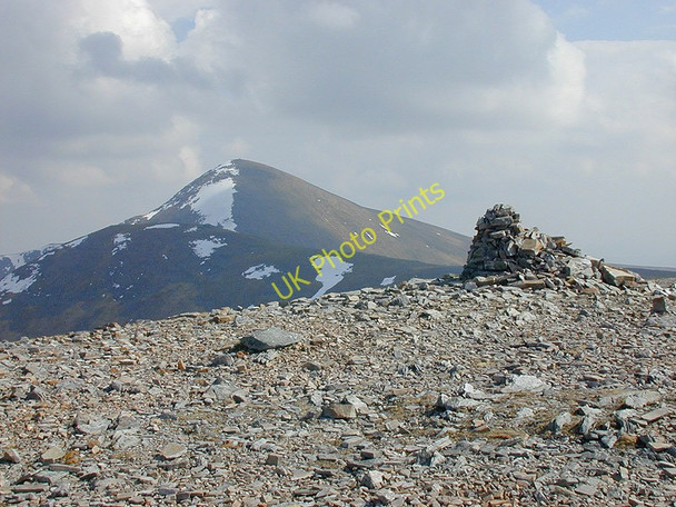 Photo 6"x4" Summit of Meall a' Chrasgaidh Meall a' Chrasgaidh c2002