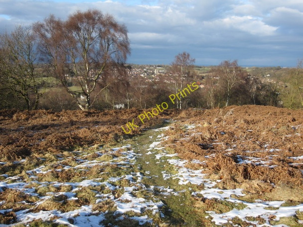 Photo 6"x4" View towards Hope from Caergwrle Castle Caergwrle c2010