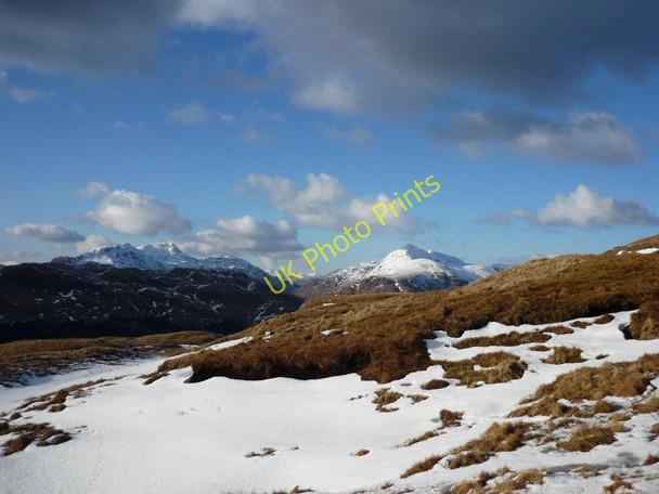 Photo 6"x4" Hilltop view near Inverlochlarig Beinn Bhreac\/NN4714 c2010