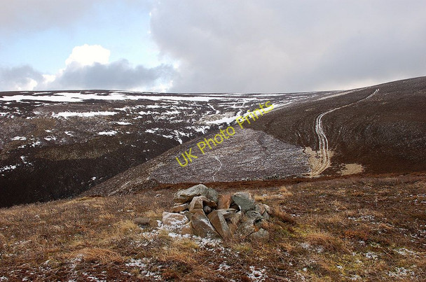 Photo 6"x4" Summit cairn, Juniper Craigs Hundleshope c2010