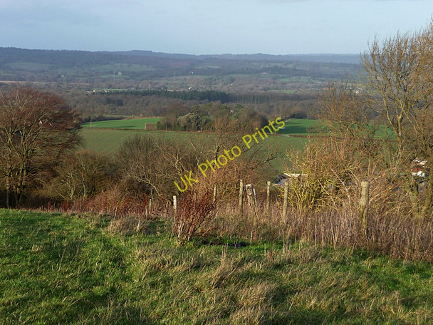 Photo 6"x4" View from the downs above Treyford Treyford c2009