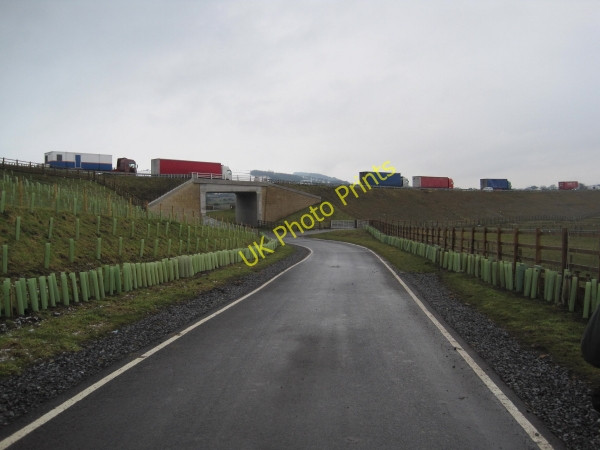 Photo 6"x4" Haydon Bridge Bypass and Road to Lees Farm Haydon Bridge c2010