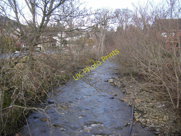 Photo 6"x4" Gynack Burn from bridge, Kingussie Kingussie c2010