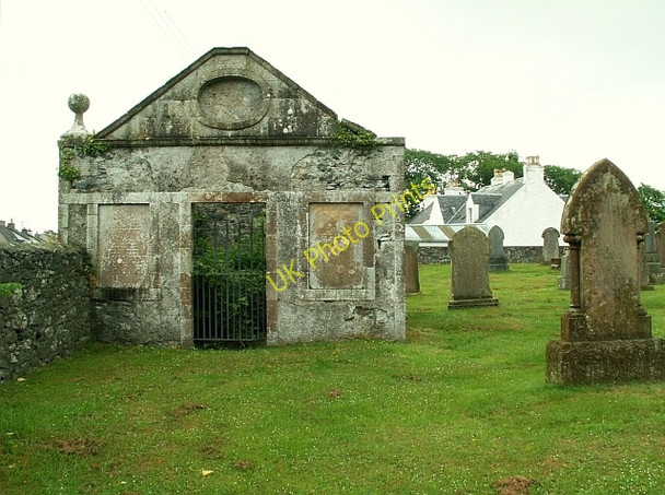 Photo 6"x4" Burial enclosure, graveyard of Leswalt Old Church Leswalt c2008
