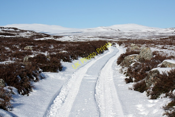 Photo 6"x4" Moorland track east of Creag Bhalg Balavil\/NH7902 c2010
