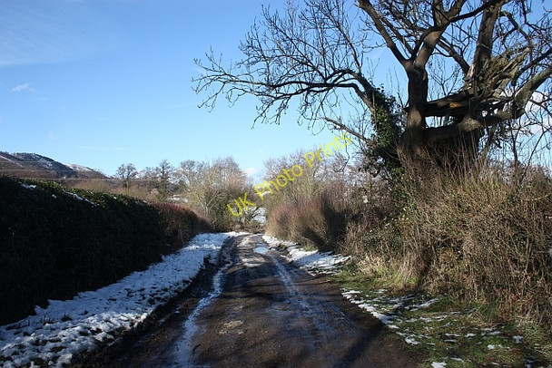 Photo 6"x4" Watery Lane in the thaw Upper Welland c2010