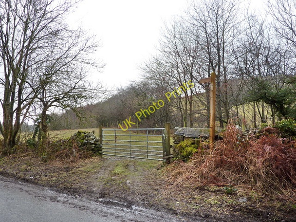 Photo 6"x4" Footpath to Newlands Ulverston c2010