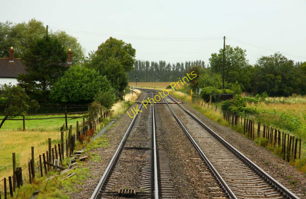 Photo 6"x4" Approaching White's Farm Crossing Bredon's Norton c2009
