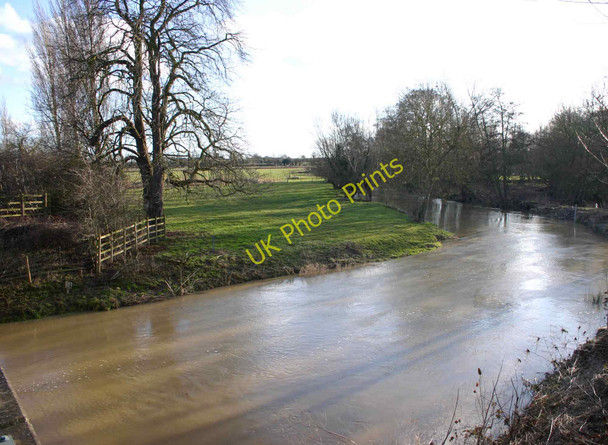 Photo 6"x4" River Stour from the bridge on the A3400 Crimscote c2010