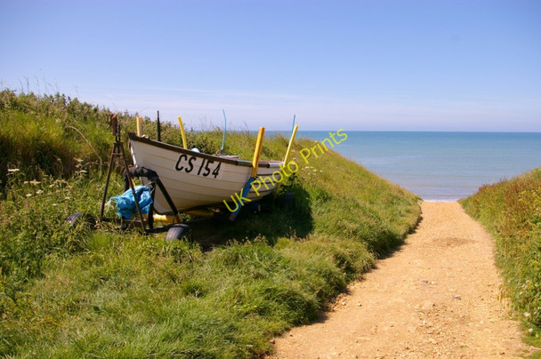 Photo 6"x4" Access Route to Brook Bay, Isle of Wight Brookgreen c2009
