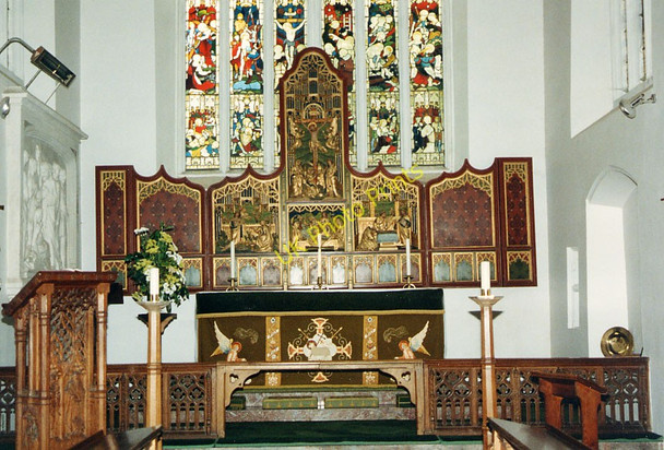Photo 6"x4" All Saints, Kenton, Devon - Sanctuary Kenton\/SX9583 c1982