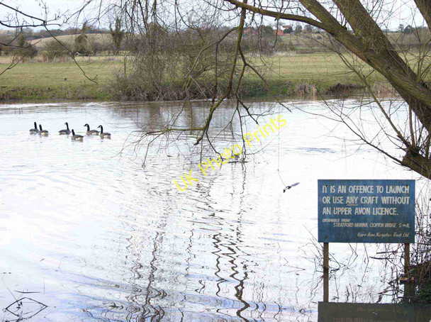 Photo 6"x4" Flooded launching slip at the end of School Lane Alveston\/SP2356 c2010