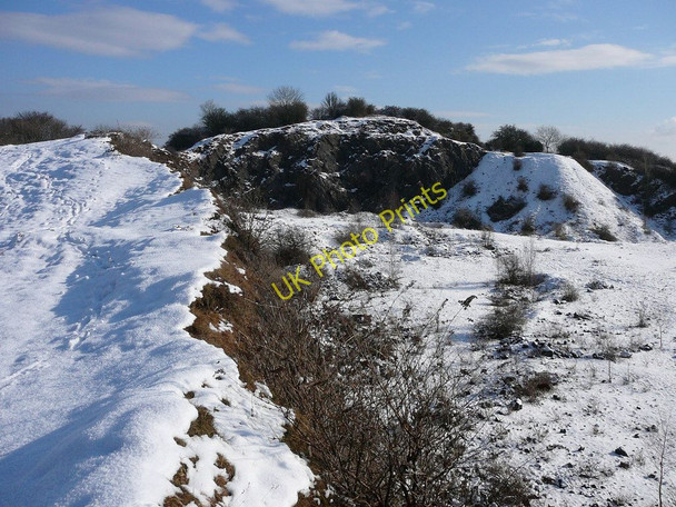 Photo 6"x4" Disused quarry southwest of Cefn Onn Caerphilly\/Caerffil c2010