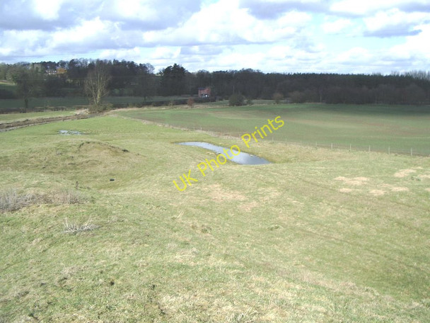 Photo 6"x4" View from atop Lilbourne motte Lilbourne c2010