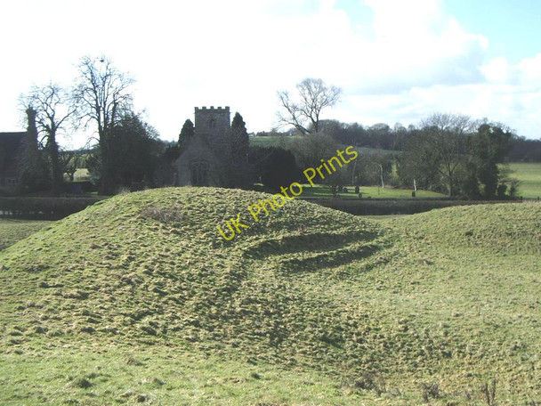 Photo 6"x4" View from atop Lilbourne motte Lilbourne c2010