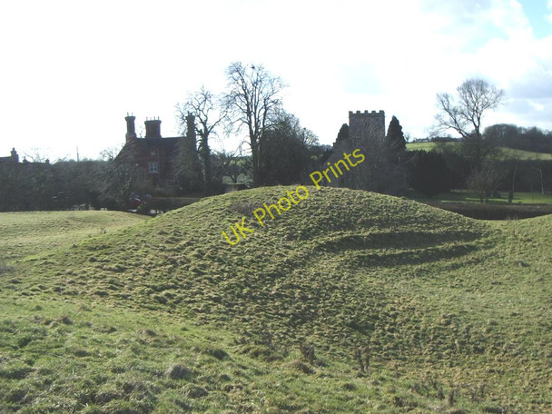 Photo 6"x4" View from atop Lilbourne motte Lilbourne c2010